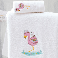 Σετ πετσέτες 2 τεμαχίων Bebe Rythmos Flamingo