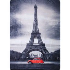 Κουβέρτα Flannel Borea 3D Eiffel