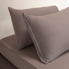 Σετ Προστατευτικό Στρώματος Ζέρσεϊ με Μαξιλαροθήκες Μονό, Διπλό, Υπέρδιπλο Melinen Jersey Grey