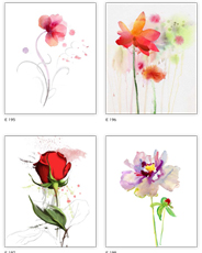 Ρόλερ Σκίασης με ψηφιακή εκτύπωση Λουλούδια E195, Ε196, Ε197, Ε198