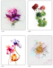 Ρόλερ Σκίασης με ψηφιακή εκτύπωση Λουλούδια E199, Ε200, Ε201, Ε202