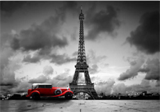 Ρόλερ Σκίασης με ψηφιακή εκτύπωση Paris Car E244
