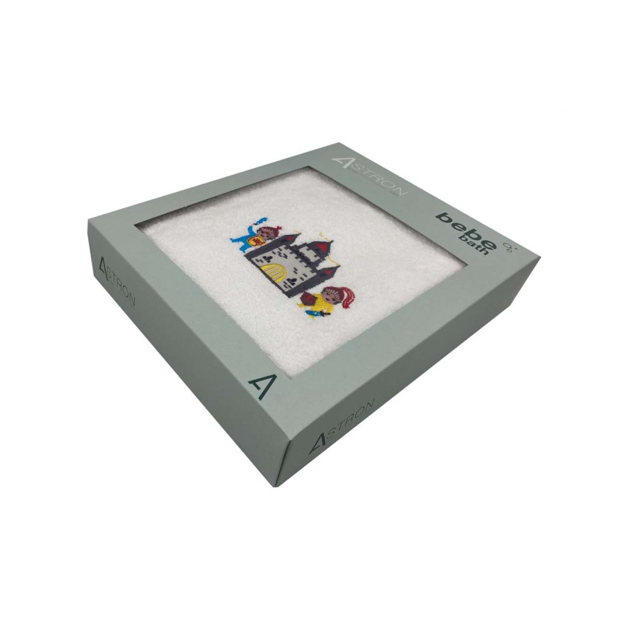 Σετ Πετσέτες 2 τεμαχίων Παιδικές (Χειρός | Λουτρού) Με Κέντημα Astron Knight