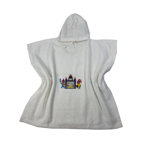 Πόντσο Παιδικό με Κουκούλα (No 2-4) (55x110) Βαμβακερό Astron Knight