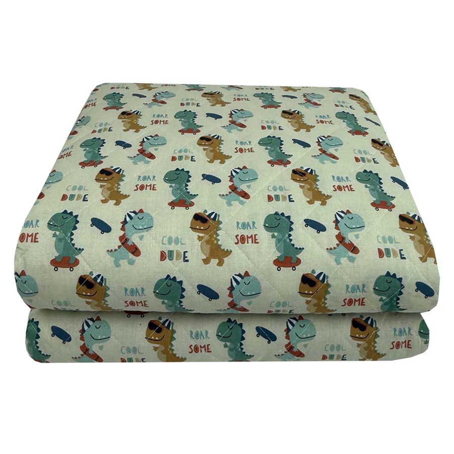 Κουβερλί Παιδικό Μονό (160x240) Βαμβακερό Astron Cool Dino