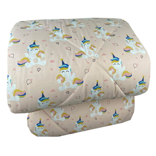 Πάπλωμα Παδικό Μονό (160x240) Βαμβακερό Astron Unicorn Donuts