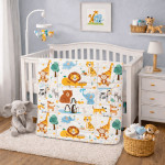 Πάπλωμα Βρεφικό Κούνιας (110x140) Βαμβακερό Astron Animals