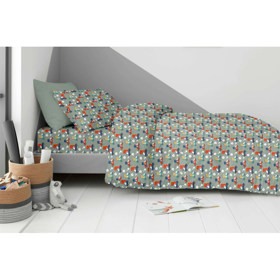 Σετ Σεντόνια Παιδικά Μονά (170x260) Βαμβακερά Astron Dino Formula