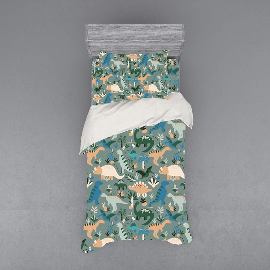 Σετ Σεντόνια Παιδικά Μονά (170x260) Βαμβακερά Astron Dinosaurs