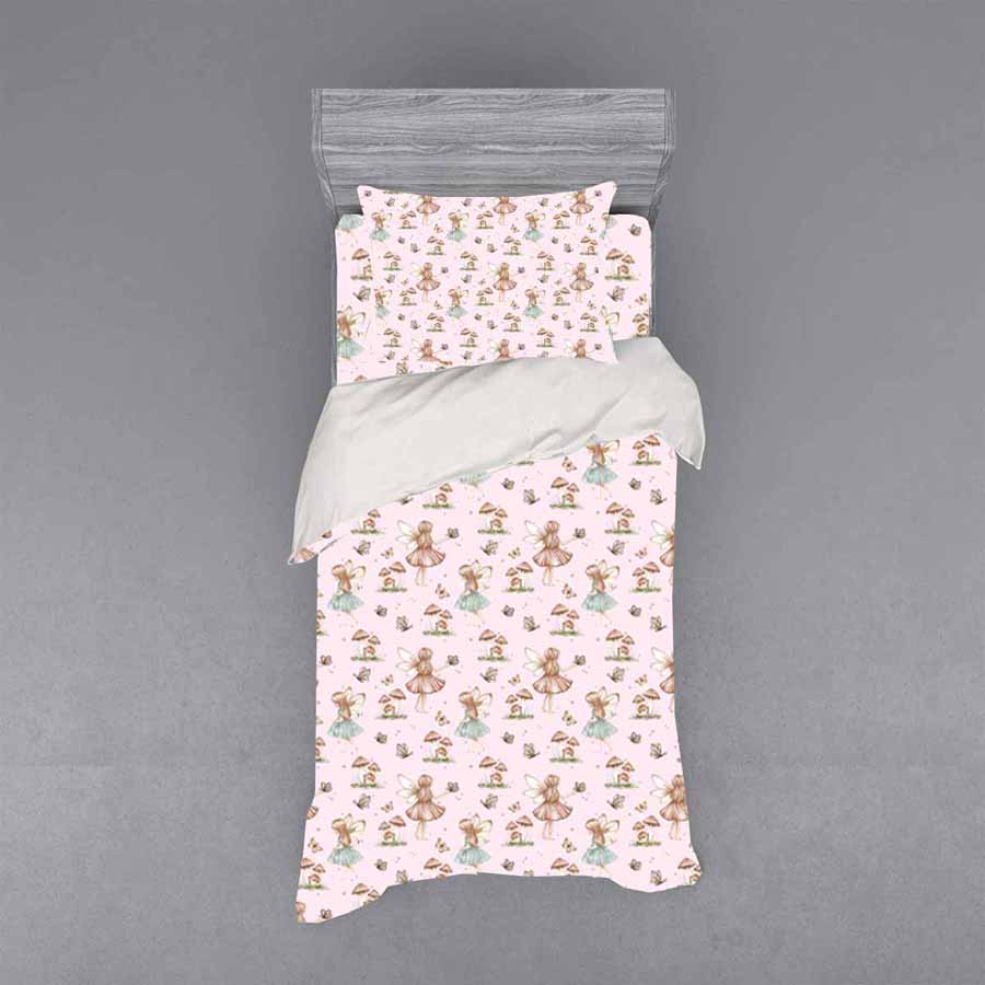 Σετ Σεντόνια Παιδικά Μονά (170x260) Βαμβακερά Astron Fairy Girl