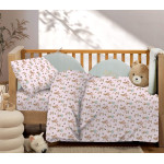 Σετ Σεντόνια Βρεφικά Κούνιας (130x170) Με Λάστιχο Βαμβακερά Astron Fairy Girl