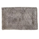 Πατάκι Μπάνιου (50x80) Βαμβακερό Μονόχρωμο Newhome MU1218 γκρι