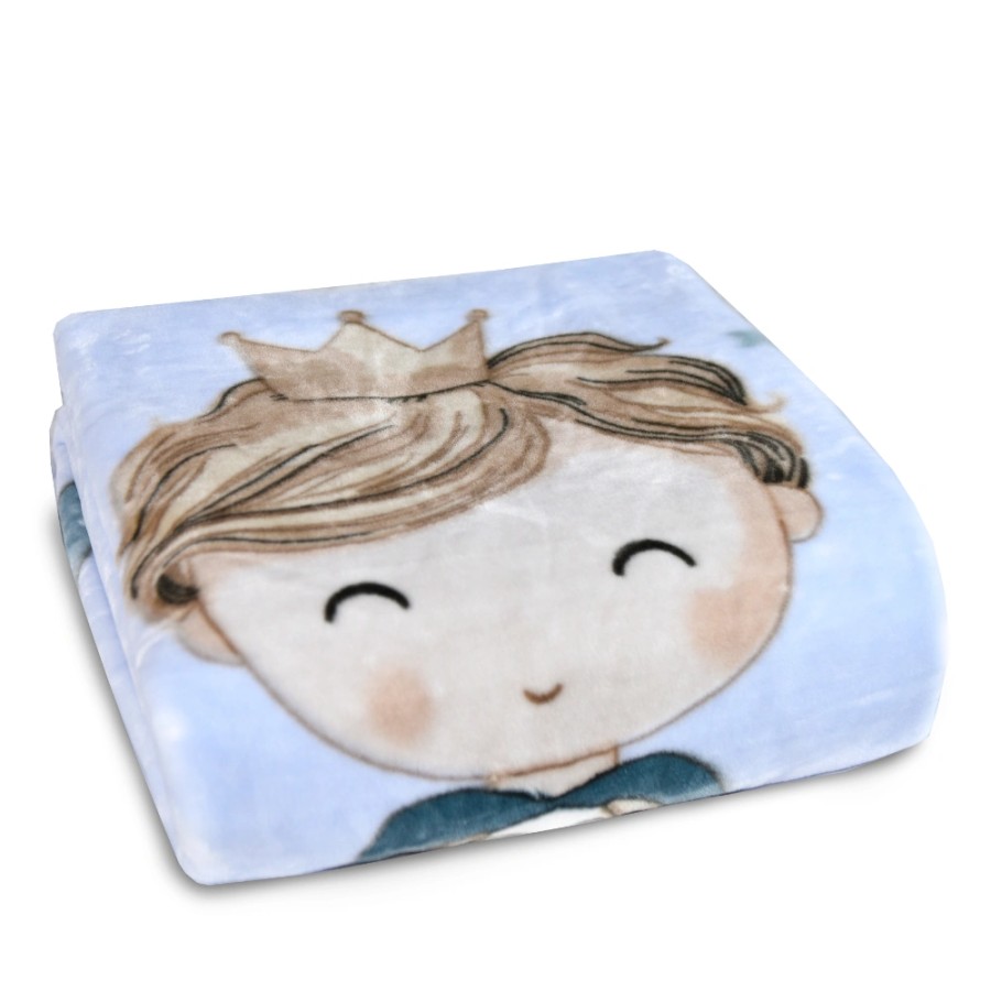 Κουβέρτα Κούνιας (110x140) Βελούρ Borea Little King