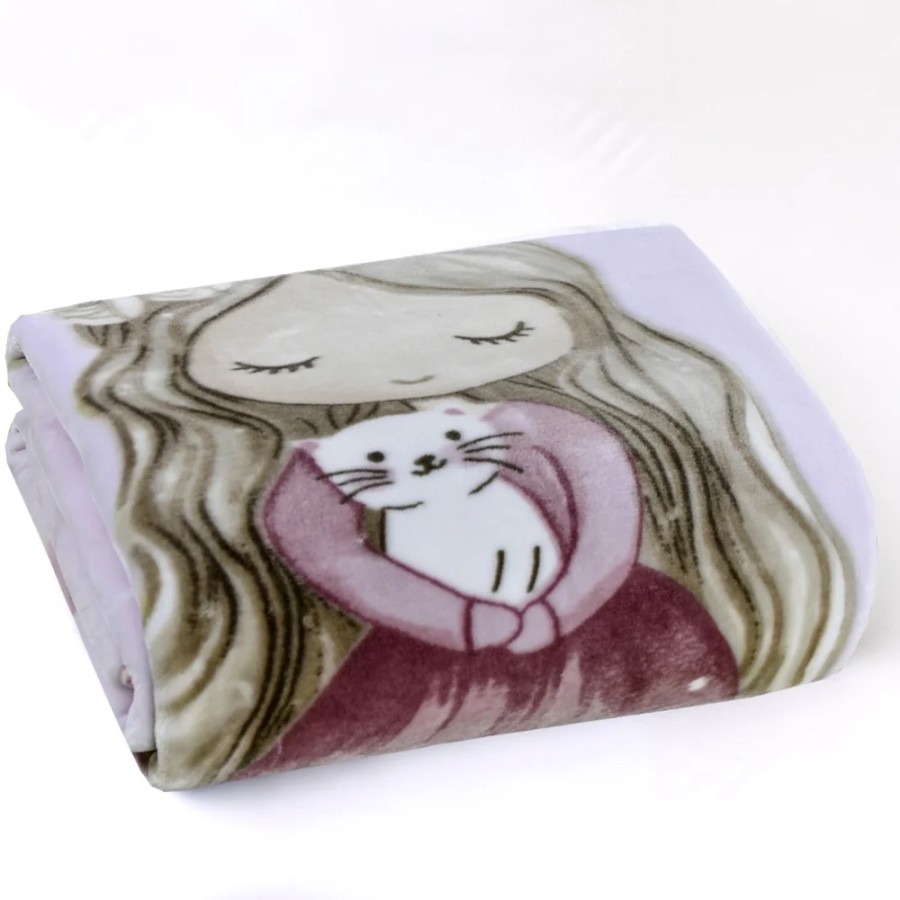 Κουβέρτα Κούνιας (110x140) Βελούρ Borea Little Queen