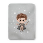 Κουβέρτα Παιδική Μονή (150x220) Βελούρ Borea Wizard