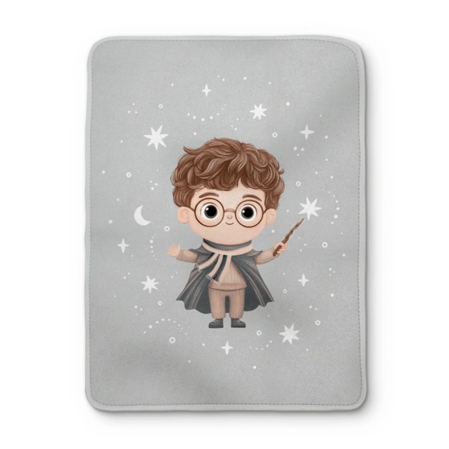 Κουβέρτα Παιδική Μονή (150x220) Βελούρ Borea Wizard