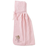 Κάπα Βρεφική (One Size) με Κουκούλα και Κέντημα Borea Goodnight Ροζέ