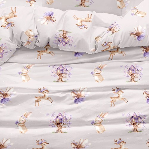 Πάπλωμα Κούνιας Βρεφικό (110x140) Borea Magic Garden