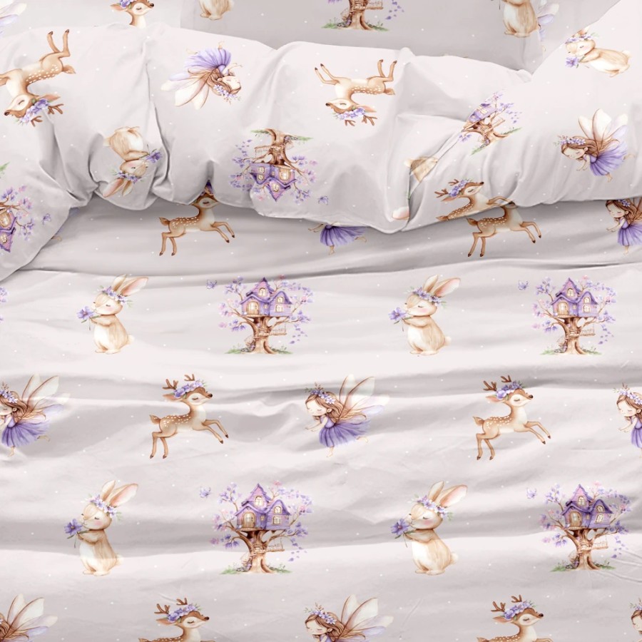 Πάπλωμα Κούνιας Βρεφικό (110x140) Borea Magic Garden