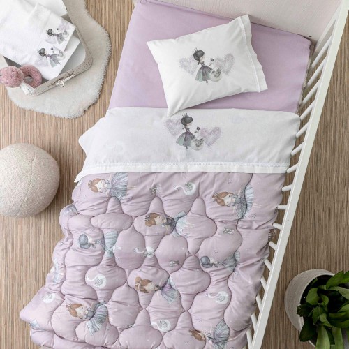 Πάπλωμα Κούνιας Βρεφικό (110x140) Borea Odette