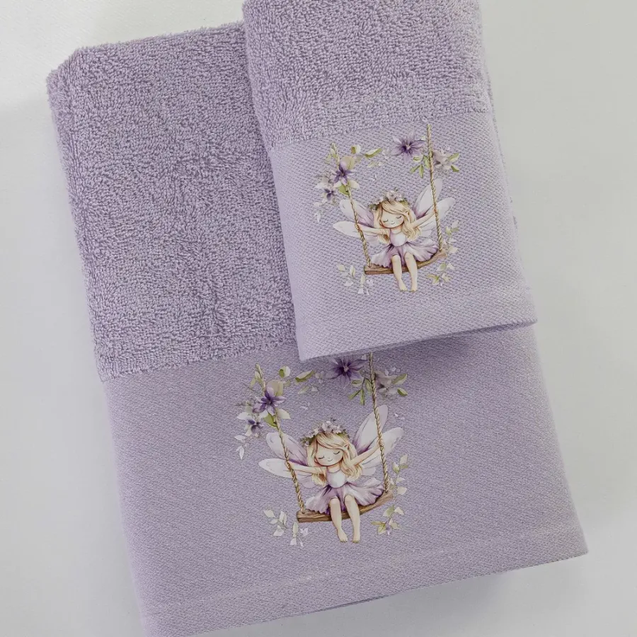 Σετ Πετσέτες 2 τεμαχίων Παιδικές (Χειρός | Λουτρού) Borea Bela