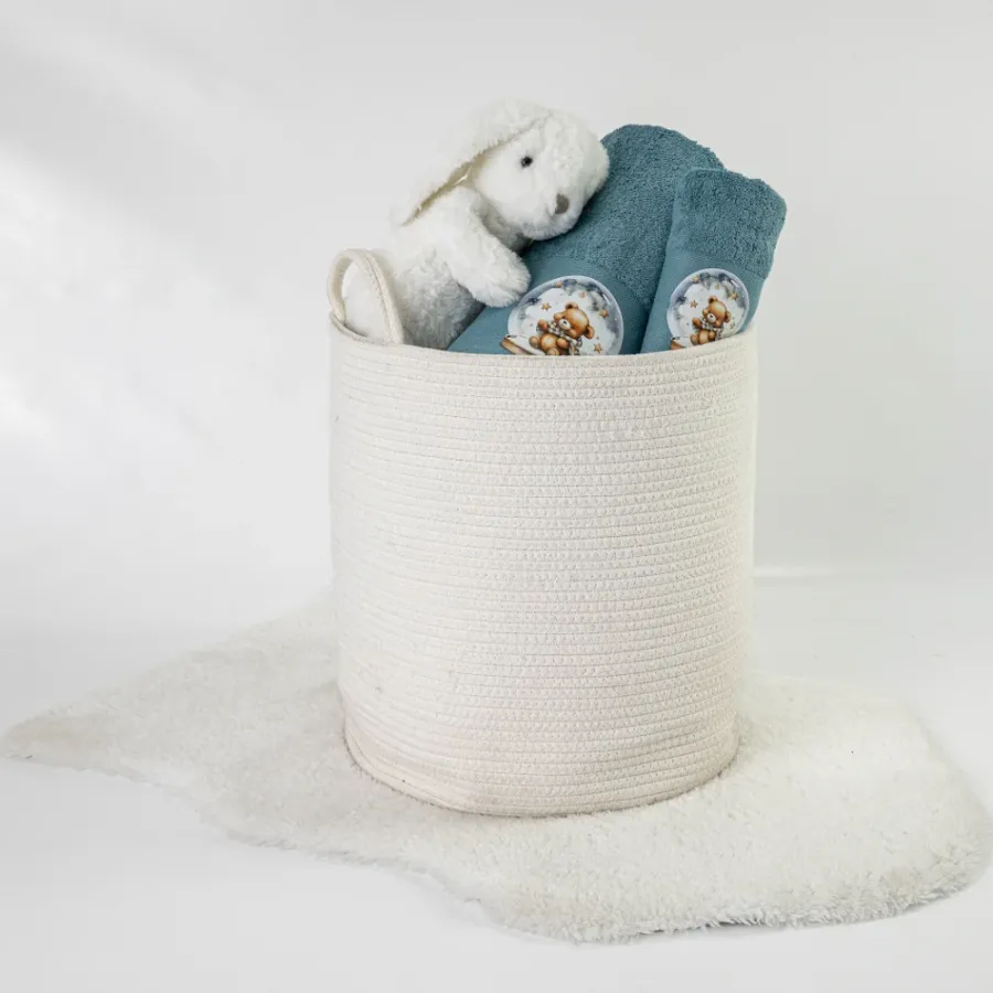 Σετ Πετσέτες 2 τεμαχίων Παιδικές (Χειρός | Λουτρού) Borea Snowball