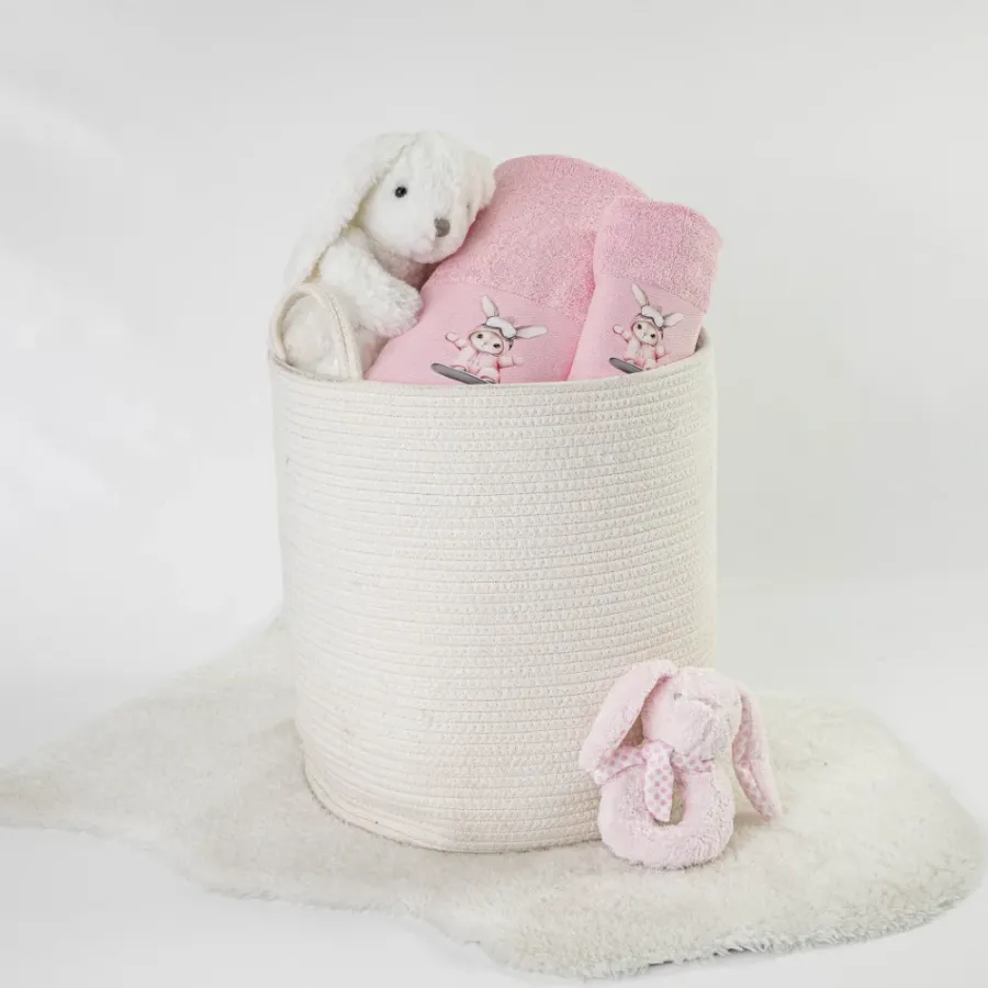 Σετ Πετσέτες 2 τεμαχίων Παιδικές (Χειρός | Λουτρού) Borea Snowboard Ροζ