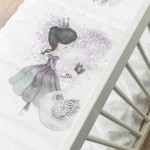 Κουβέρτα βρεφική μπεμπέ (110x140) πικέ βαμβακερή Borea Odette