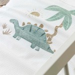 Κουβέρτα βρεφική μπεμπέ (110x140) πικέ βαμβακερή Borea Stompy