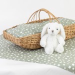 Σετ Σεντόνια Βρεφικά Λίκνου (70x120) Βαμαβκερά Borea Stars λαδί