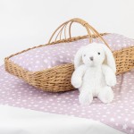 Σετ Σεντόνια Βρεφικά Λίκνου (70x120) Βαμαβκερά Borea Stars λιλά