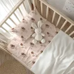 Σετ Σεντόνια Βρεφικά Κούνιας (120x160) Borea Goodnight Ροζε