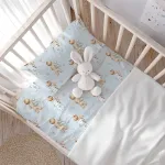 Σετ Σεντόνια Βρεφικά Μπεμπέ (120x160) Borea Goodnight Σιελ