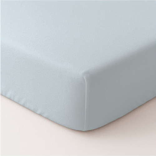 Κατωσέντονο Βρεφικό Κούνιας με Λάστιχο (70x140+20) Βαμβακερό Borea Solid 17 Σιέλ