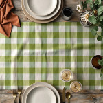 Τραβέρσα Καρώ (50x180) Borea Ibiza Φυστικί