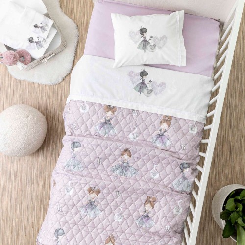 Κουβερλί Βρεφικό Μπεμπέ για κούνια (110x140) Borea Little Odette