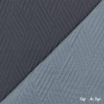 Κουβερλί Υπέρδιπλο (220x240) Διπλής Όψεως Borea Diamond Γκρι - Ανοιχτό Γκρι