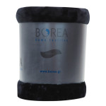 Κουβέρτα Μονή (150x220) Βελουτέ, Super Soft Borea K-4 Μαύρο