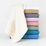 Kουβέρτα Πικέ Μονή (160x260) Βαμβακερή Borea Waffle Ροζέ