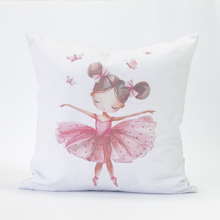 Διακοσμητική Μαξιλαροθήκη Φιγούρας (45x45) με Ψηφιακή Εκτύπωση Borea Balletto