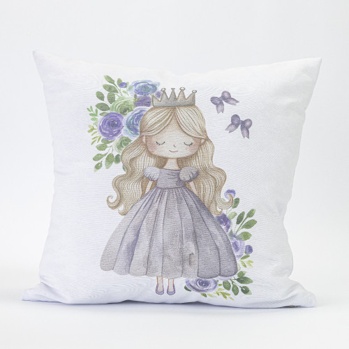 Διακοσμητική Μαξιλαροθήκη Φιγούρας (45x45) με Ψηφιακή Εκτύπωση Borea Lily