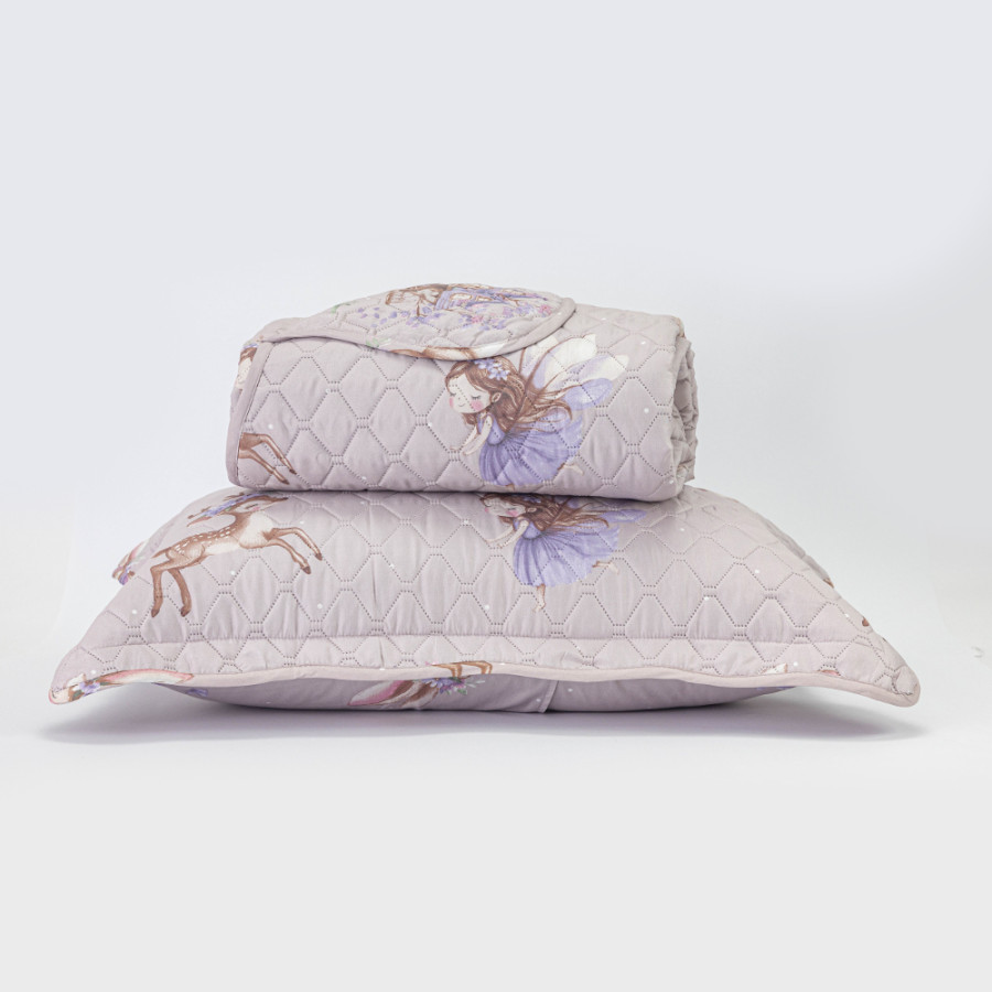 Σετ Κουβερλί Μονό Παιδικό (160x220) με μαξιλαροθήκη Borea Magic Garden