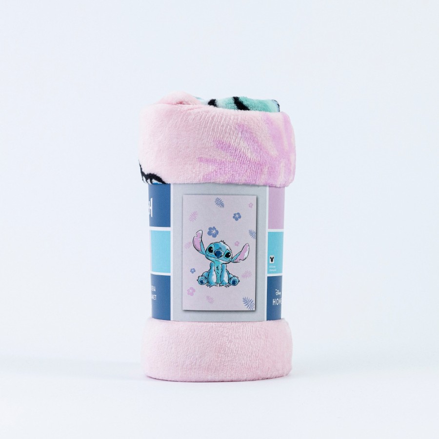 Κουβέρτα Παιδική Καναπέ (100x150) Flannel Fleece Borea Disney Stitch