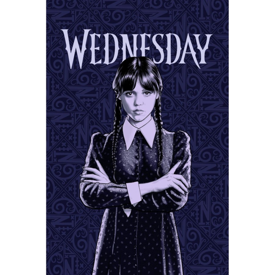 Κουβέρτα Παιδική Καναπέ (100x150) Fleece Borea Disney Wednesday