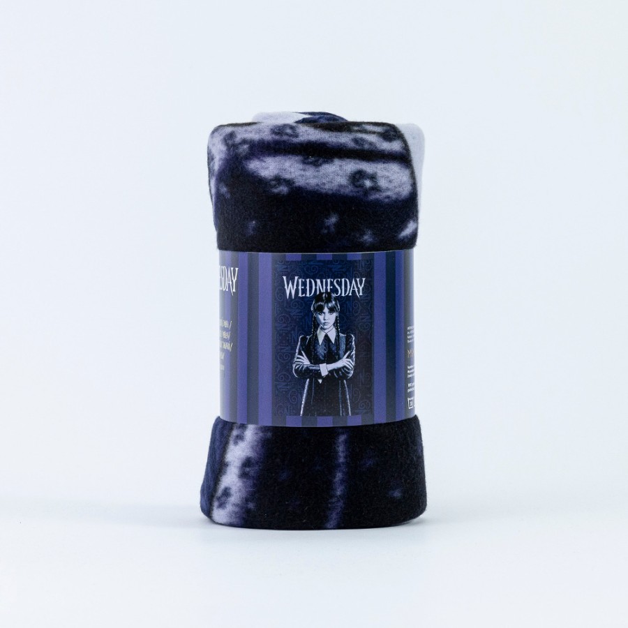 Κουβέρτα Παιδική Καναπέ (100x150) Fleece Borea Disney Wednesday