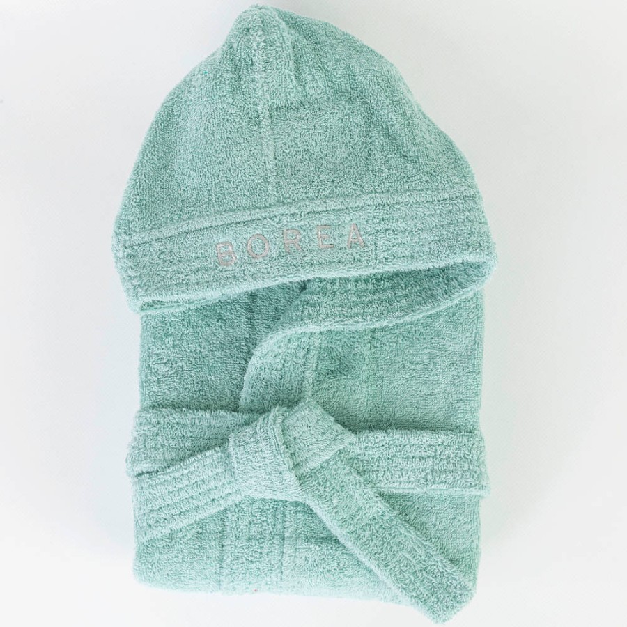 Μπουρνούζι Παιδικό - Εφηβικό με Κουκούλα (No 15-16) Borea Teenager Φυστικί