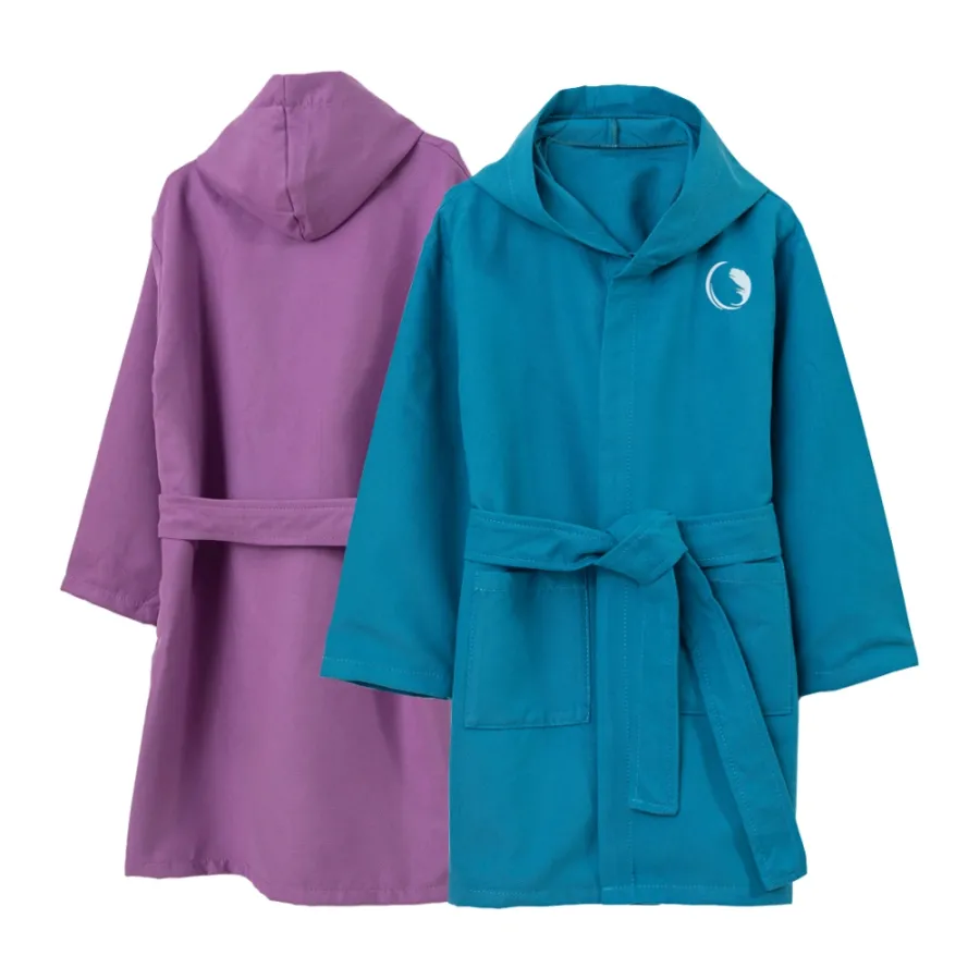 Μπουρνούζι Quick Dry Παιδικό - Εφηβικό με Κουκούλα (No 15-16) Borea Torpedo Μπλε