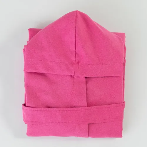 Μπουρνούζι Quick Dry Παιδικό - Εφηβικό με Κουκούλα (No 15-16) Borea Torpedo Φούξια