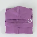 Μπουρνούζι Quick Dry Παιδικό - Εφηβικό με Κουκούλα (No 3-4) Borea Torpedo Μωβ