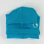 Μπουρνούζι Quick Dry Παιδικό - Εφηβικό με Κουκούλα (No 3-4) Borea Torpedo Τυρκουάζ
